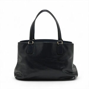 Gucci Navy Blue Leather Tote Bag Vernis Soho Patent